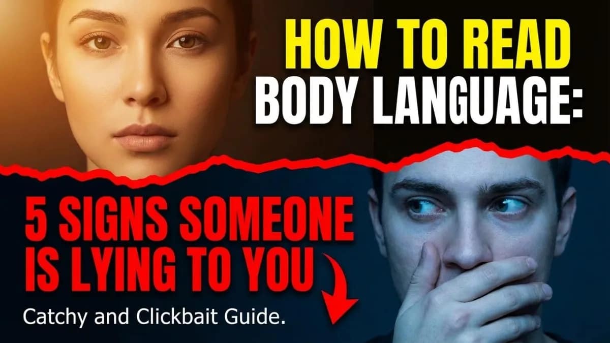 How to Read Body Language: 5 Signs Someone is Lying to You