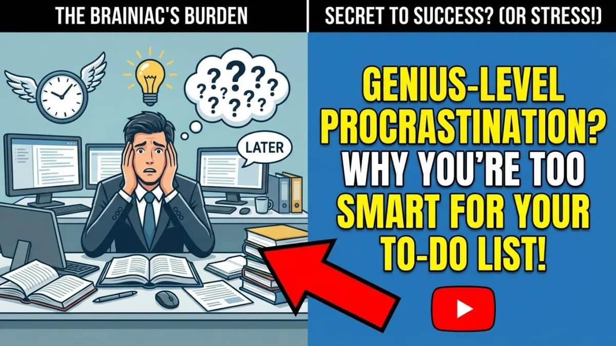 Why Smart People Procrastinate the Most at Work