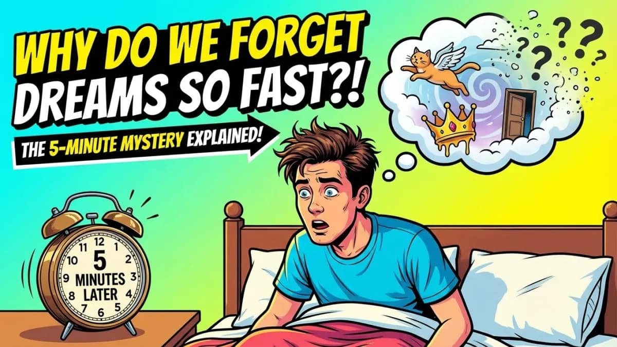 Why Do We Forget Dreams 5 Minutes After Waking Up?