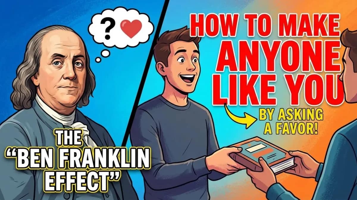 The “Ben Franklin Effect”: How to Make Anyone Like You