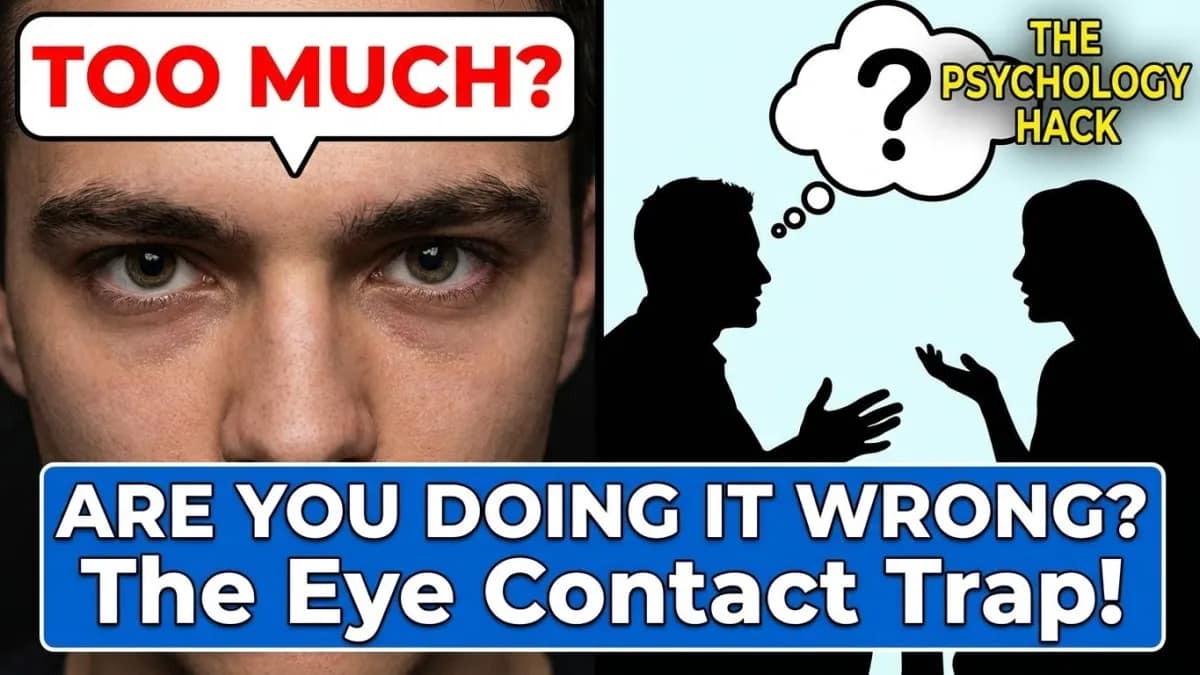 The Psychology of Eye Contact: How Much is Too Much?