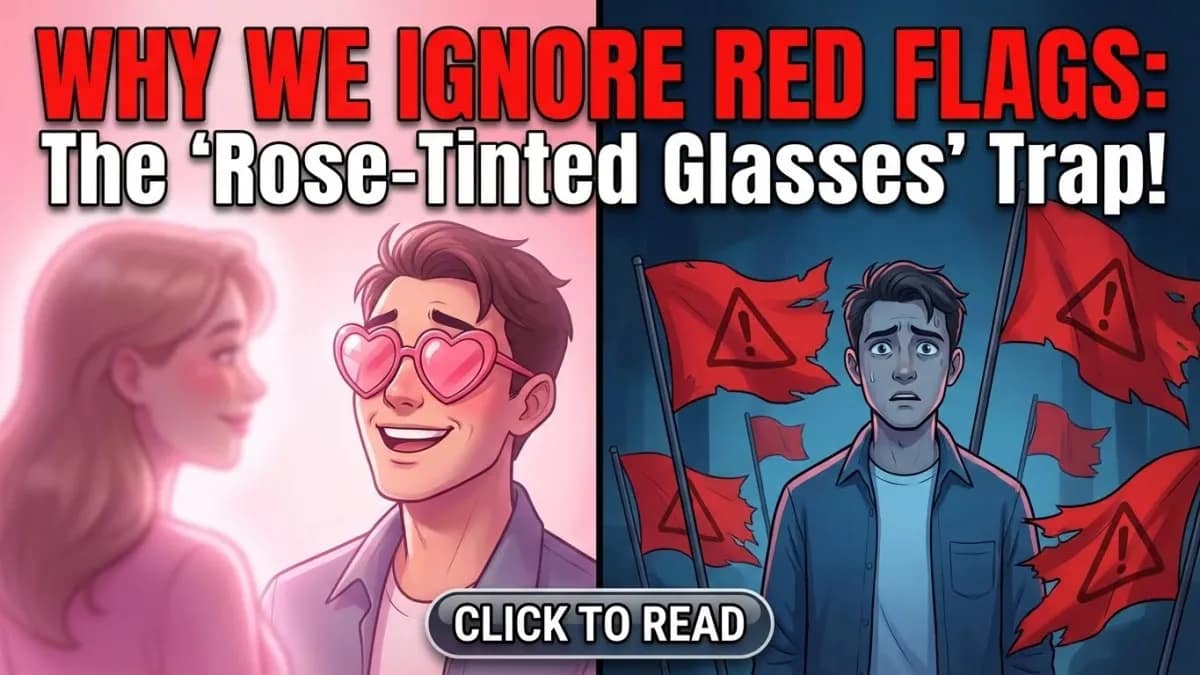 Why We Ignore Red Flags in Relationships (Rose-Tinted Glasses)