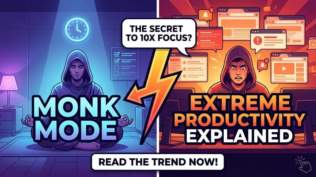 Monk Mode: The Extreme Productivity Trend Explained