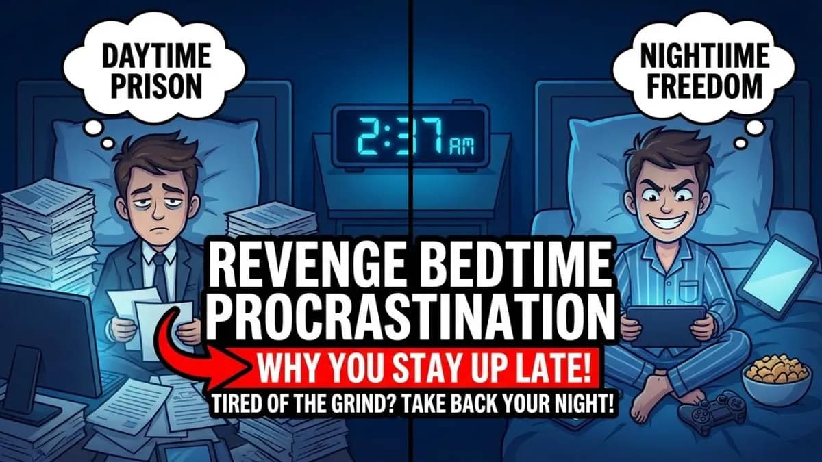 Revenge Bedtime Procrastination: Why You Stay Up Late